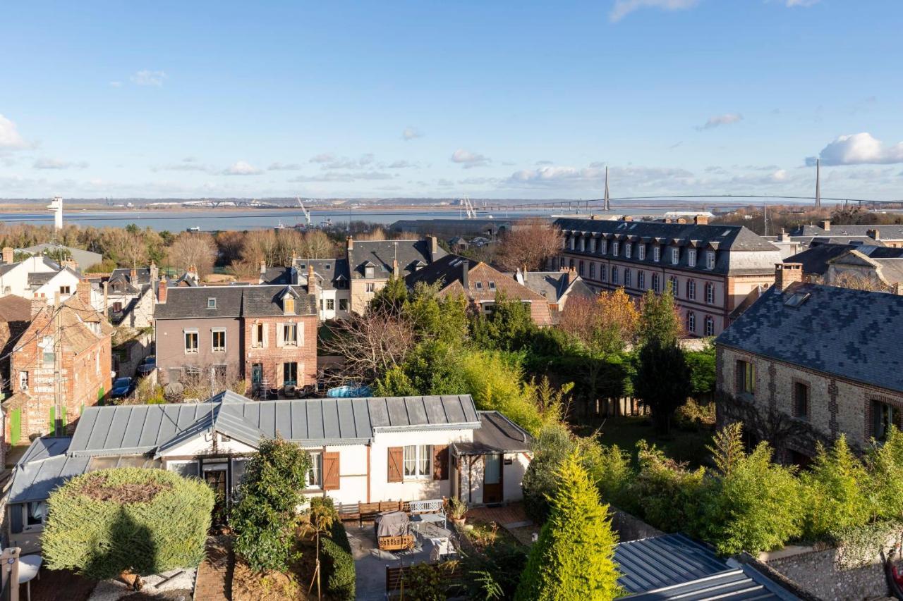 La-Haut - 3 Panorama Of The Estuary - City Center Honfleur Buitenkant foto